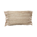 Coussin VENDELA coton, corde beige 60x40cm