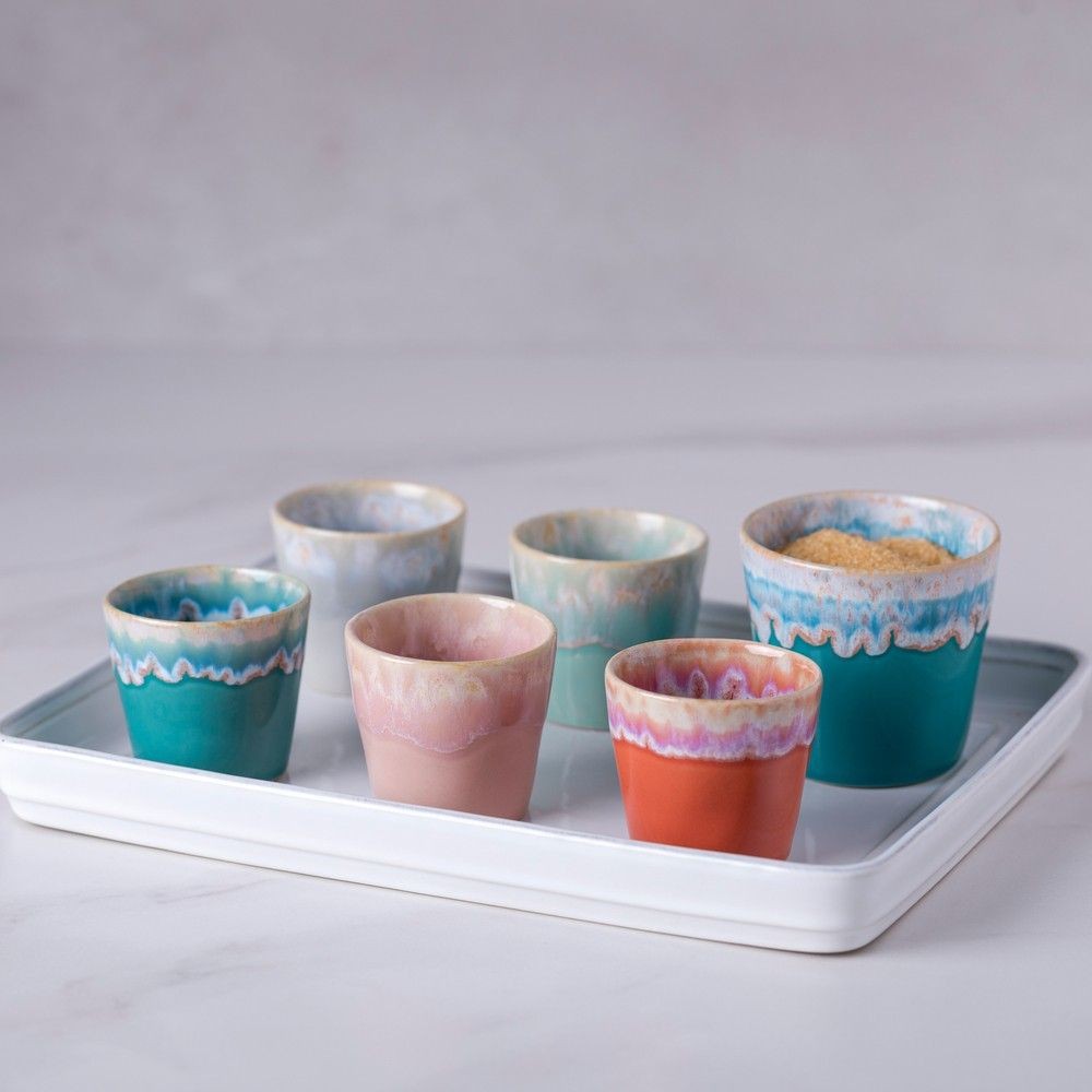 6 verres café espresso en grès « Grespresso »