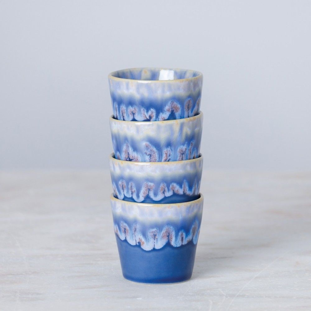 6 verres café espresso en grès « Grespresso »