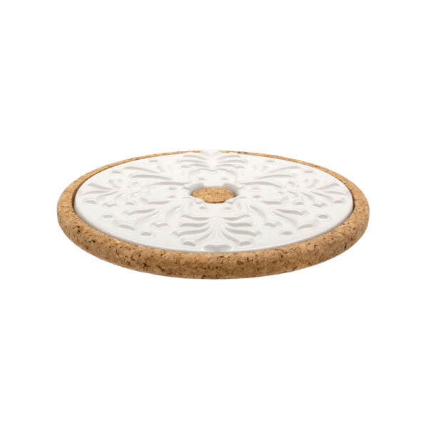 Dessous de plat "PILATOS" en céramique et liège
