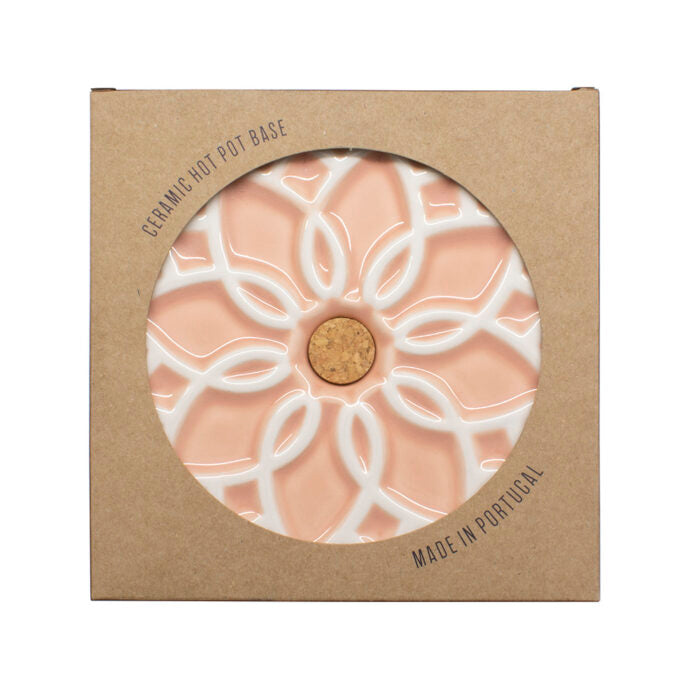 Dessous de plat "CRUZ" en céramique et liège