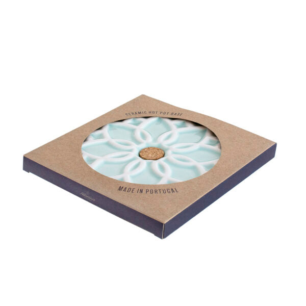 Dessous de plat "CRUZ" en céramique et liège