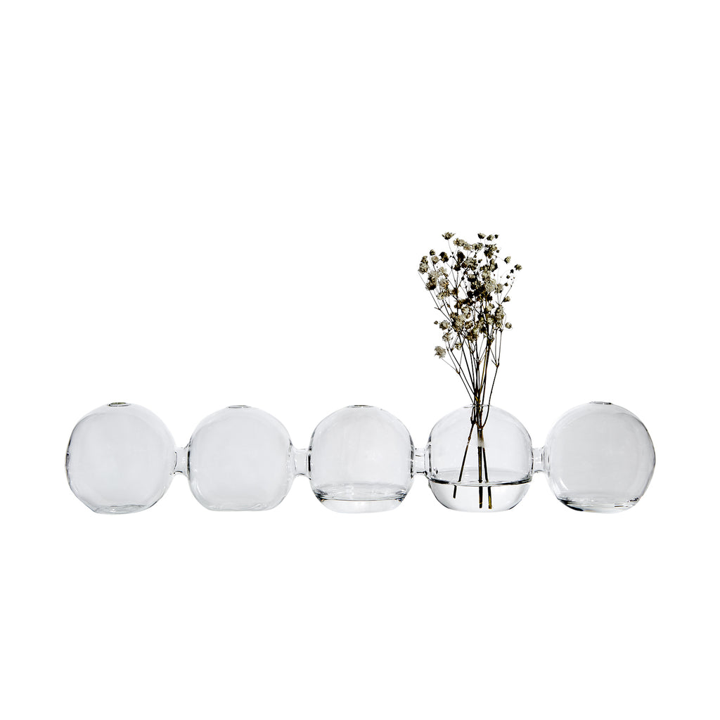 Vase en verre soufflé 5 boules