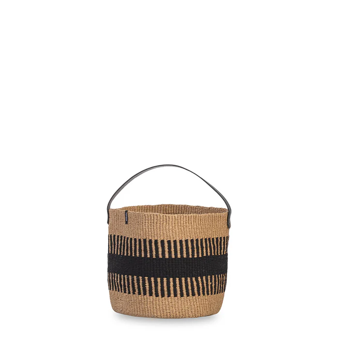 Sac naturel noir, gris ou naturel tressé à la main
