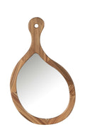 Miroir palette bois naturel large