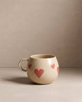Mug boule en grès Cozy Hearts 500 ml édition limitée