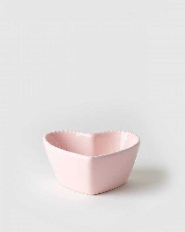 Plat pastel en forme de cœur