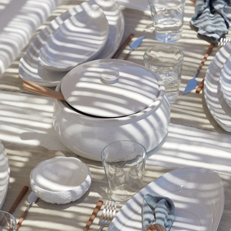 Set de 2 Bols oursin blanc