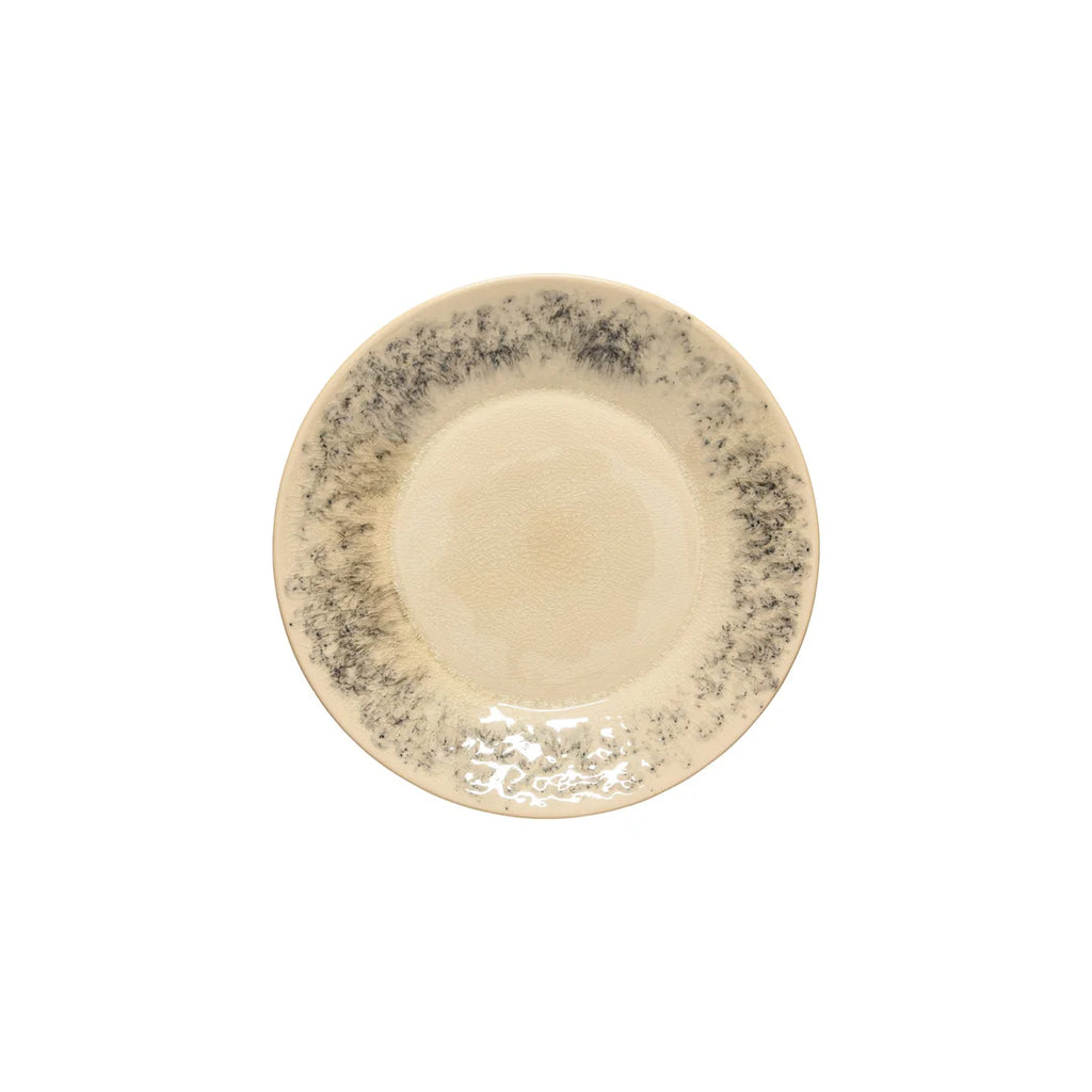 6 Assiettes salade/dessert  gris ou beige "MADEIRA" Ø21