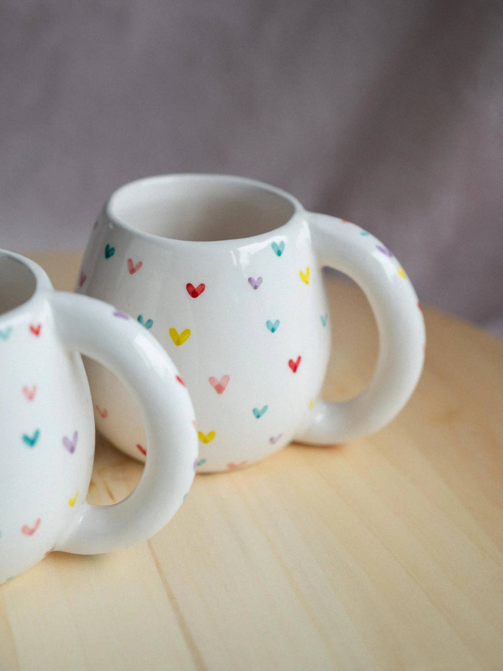 Mug Cœurs Colorés
