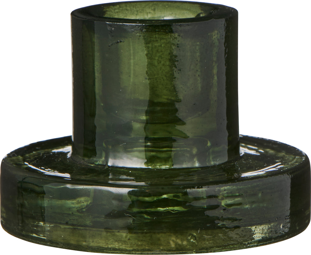 Bougeoir en verre