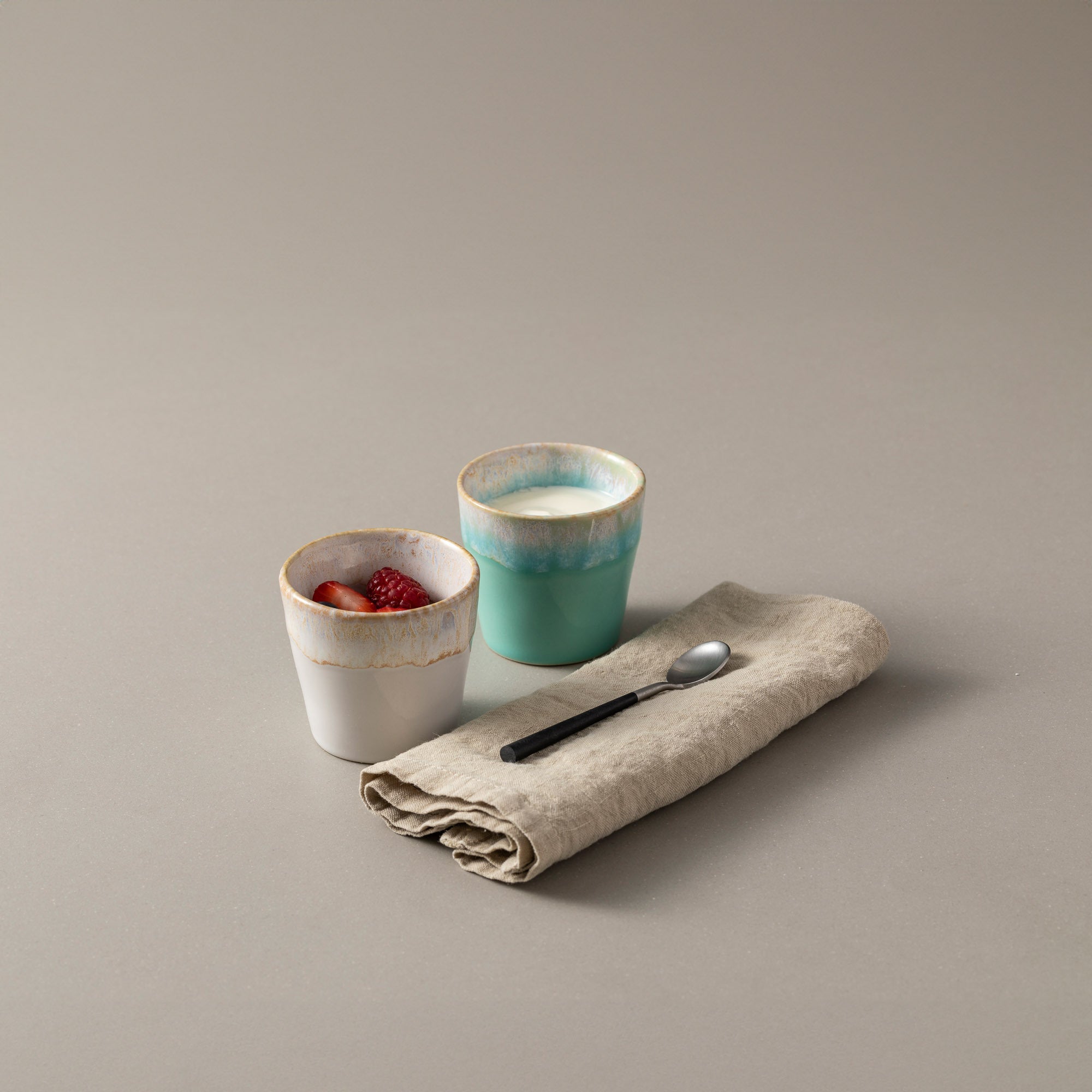 6 verres café lungo en grès « Grespresso »