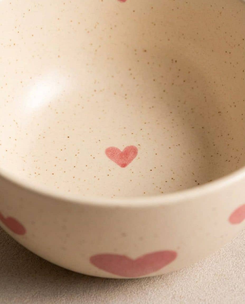 Bol en grès Cozy Hearts 16