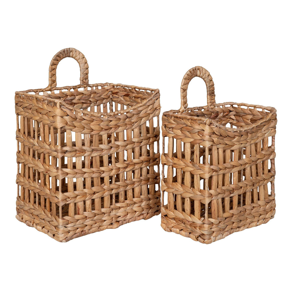 Panier suspendu Cala en jacinthe d'eau, naturel