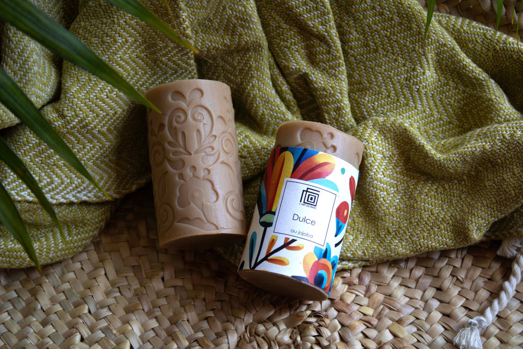 Savon "Dulce"  au jojoba, savon sur corde