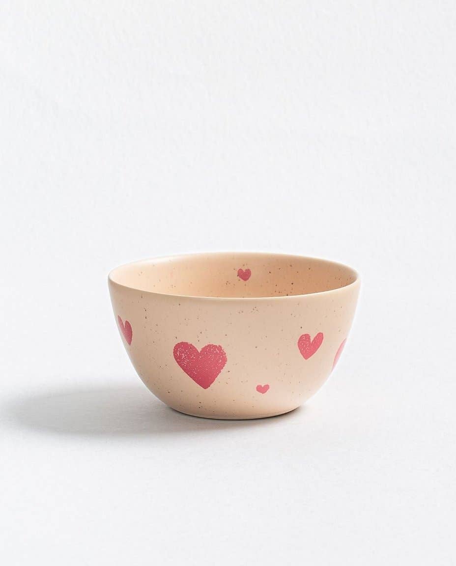 Bol en grès Cozy Hearts 16