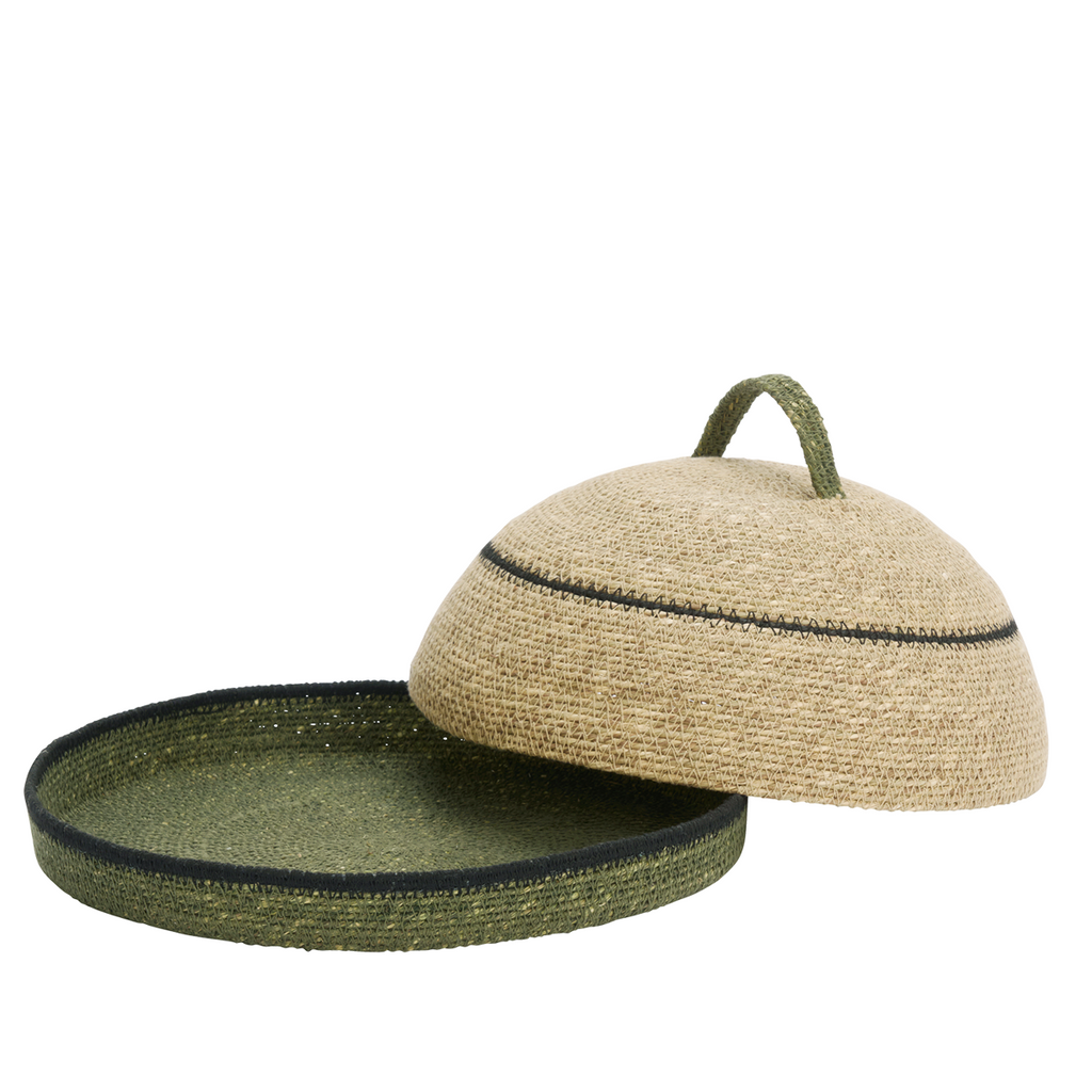 Couvre-plat en herbe de mer