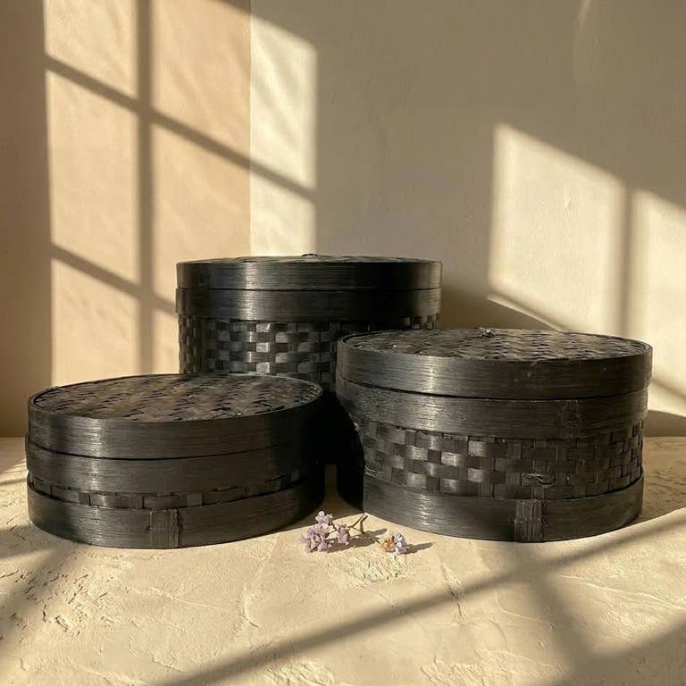 Boîte de rangement en bambou - 4 tailles différentes