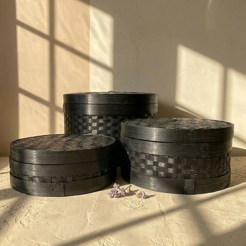 Boîte de rangement en bambou - 4 tailles différentes