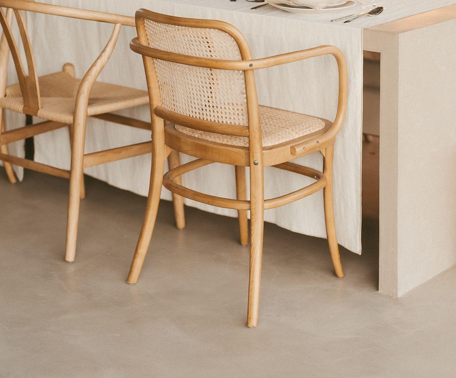 Nappe en lin beige à franges – Image 3